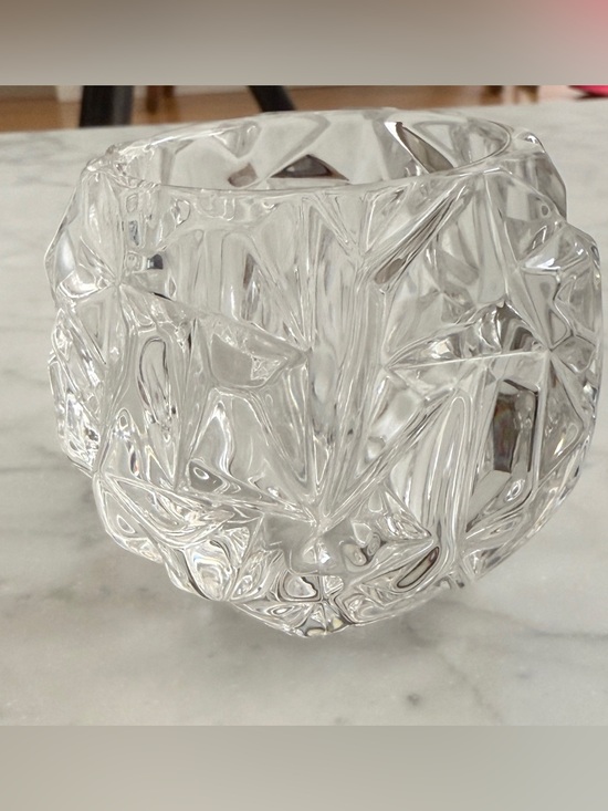 Other - Tiffany & Co.  Clear Cut Glass Votive Candle Holder